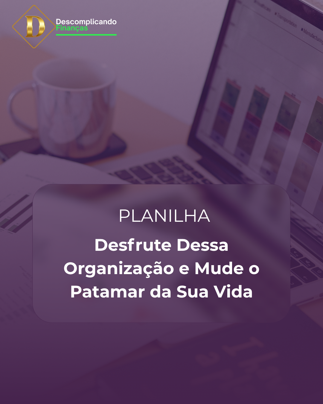 E-book Descomplicando Suas Finanças - Passo 6: - Desfrute dessa organização e mude o patamar da sua vida.